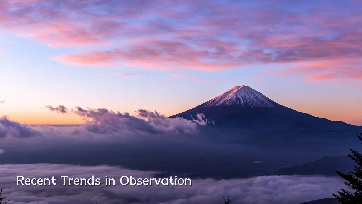 Recent Trends in Observation