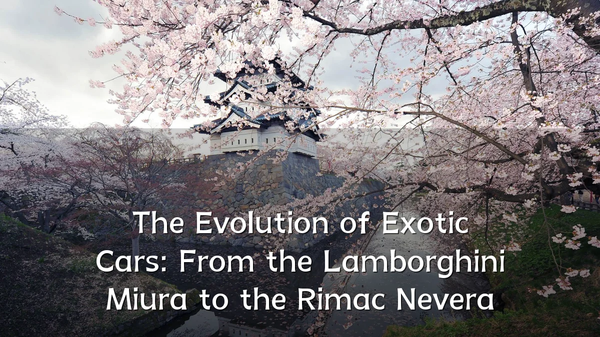 The Evolution of Exotic Cars: From the Lamborghini Miura to the Rimac Nevera