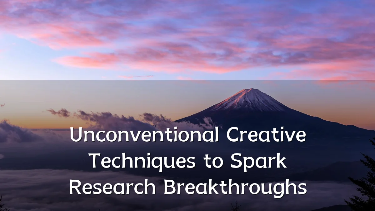 Unconventional Creative Techniques to Spark Research Breakthroughs