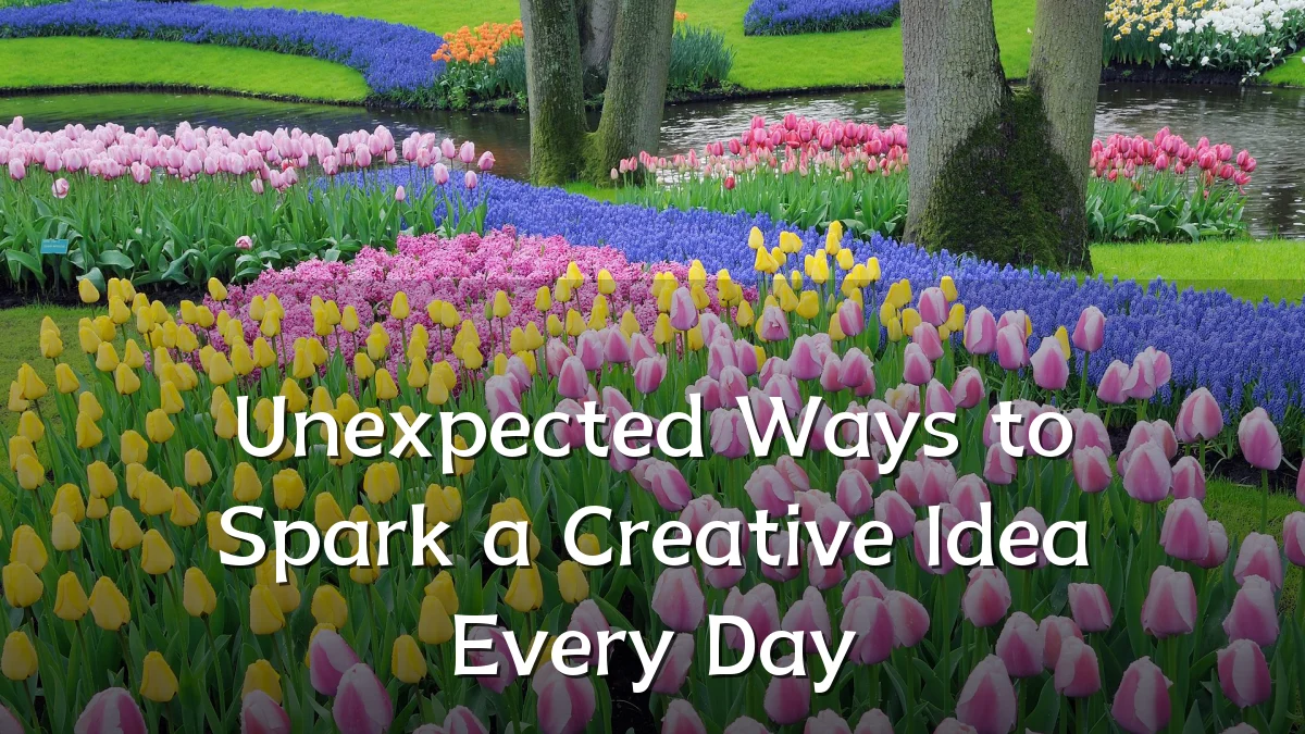 Unexpected Ways to Spark a Creative Idea Every Day