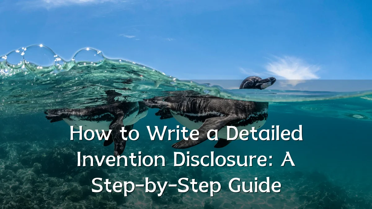 How to Write a Detailed Invention Disclosure: A Step-by-Step Guide