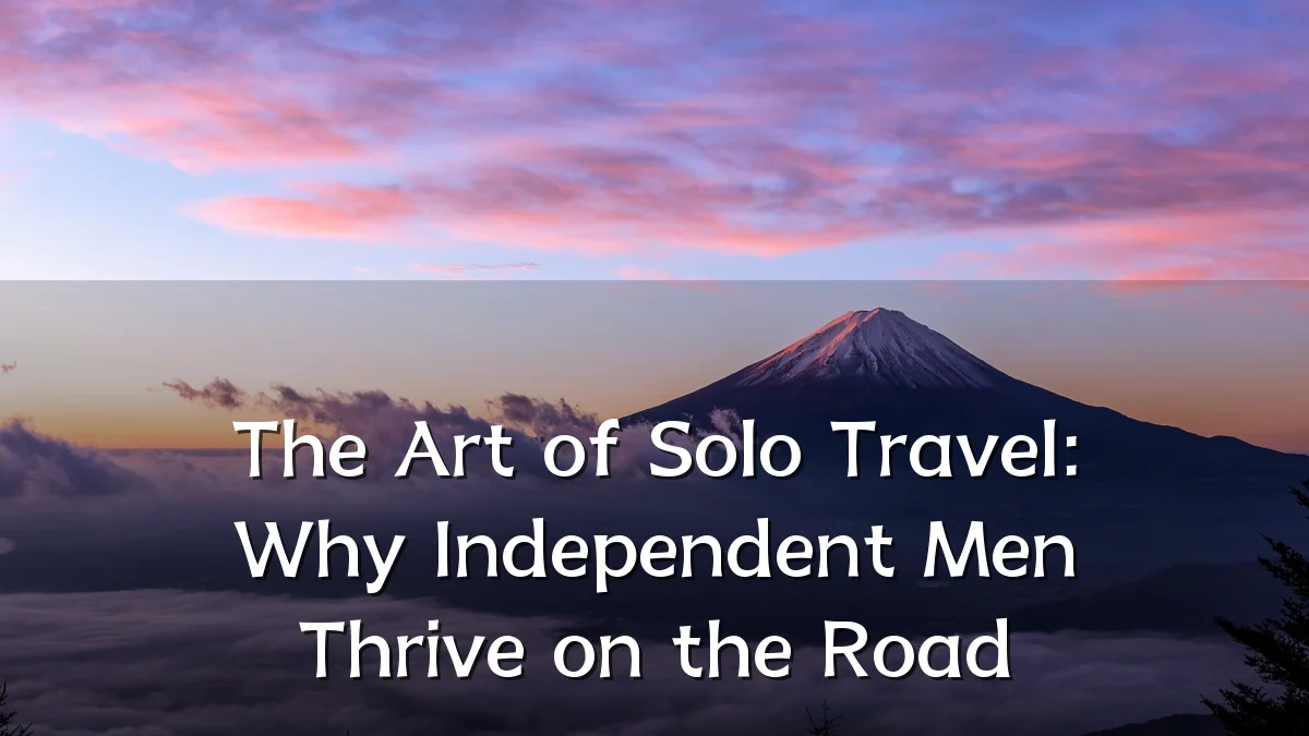 The Art of Solo Travel: Why Independent Men Thrive on the Road