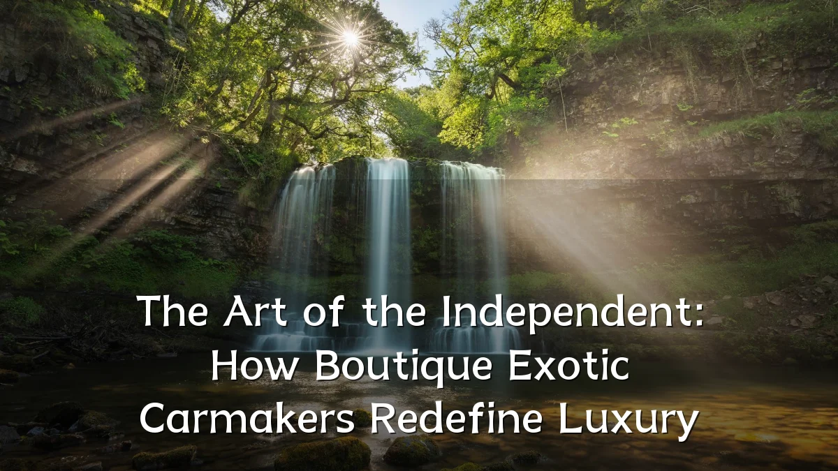 The Art of the Independent: How Boutique Exotic Carmakers Redefine Luxury