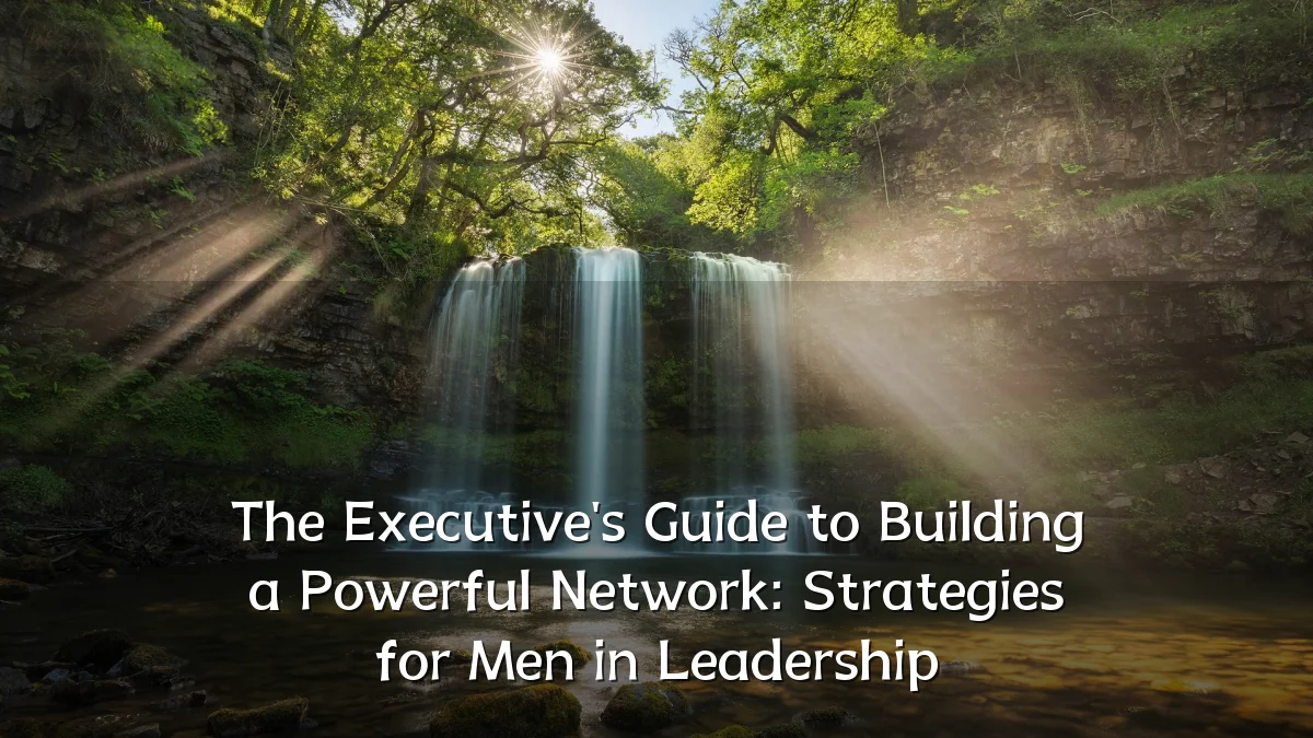The Executive's Guide to Building a Powerful Network: Strategies for Men in Leadership