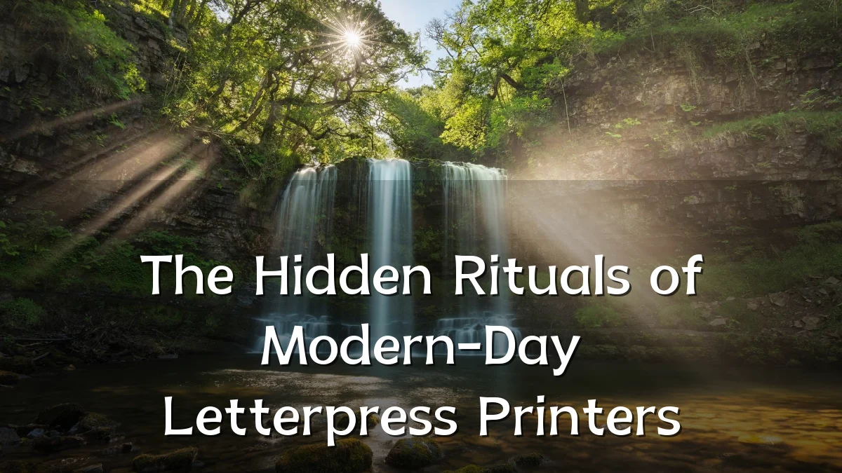 The Hidden Rituals of Modern-Day Letterpress Printers
