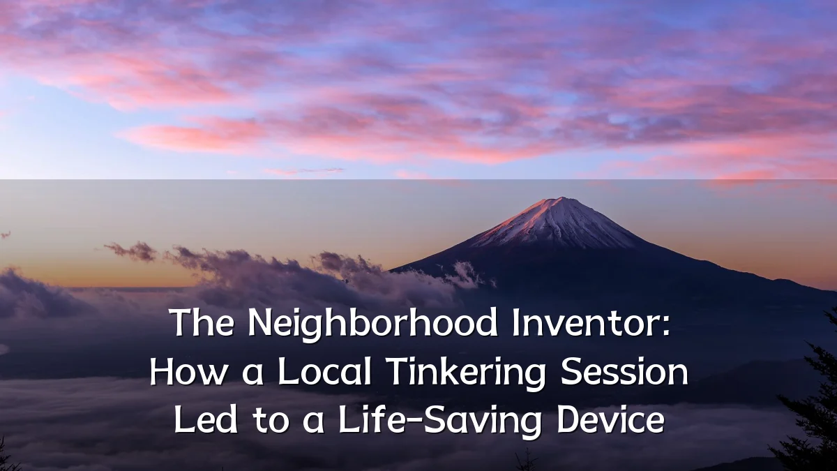 The Neighborhood Inventor: How a Local Tinkering Session Led to a Life-Saving Device