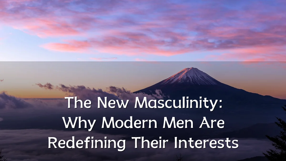 The New Masculinity: Why Modern Men Are Redefining Their Interests
