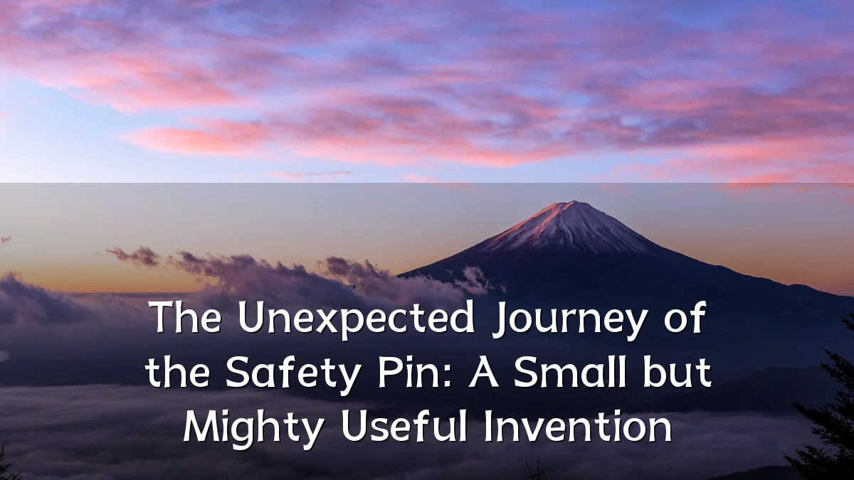 The Unexpected Journey of the Safety Pin: A Small but Mighty Useful Invention